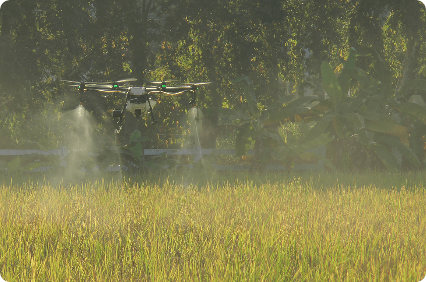 Обприскування дронами
